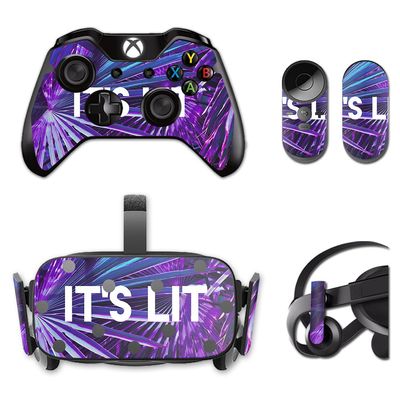 MightySkins Skin Compatible with Oculus Rift CV1 Its Lit | Protective, Durable, and Unique Vinyl Decal wrap Cover | Easy to Apply, Remove, and Change Styles | Made in The USA