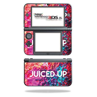 MightySkins Skin Compatible with Nintendo 3DS XL (2015) - Juiced Up | Protective, Durable, and Unique Vinyl Decal wrap Cover | Easy to Apply, Remove, and Change Styles | Made in The USA