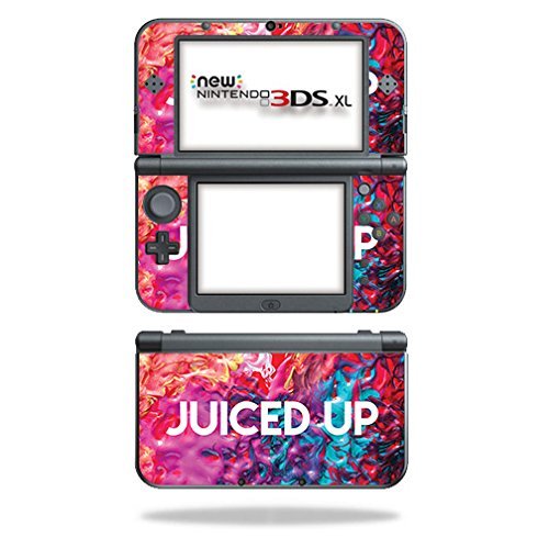 MightySkins Skin Compatible with Nintendo 3DS XL (2015) - Juiced Up | Protective, Durable, and Unique Vinyl Decal wrap Cover | Easy to Apply, Remove, and Change Styles | Made in The USA