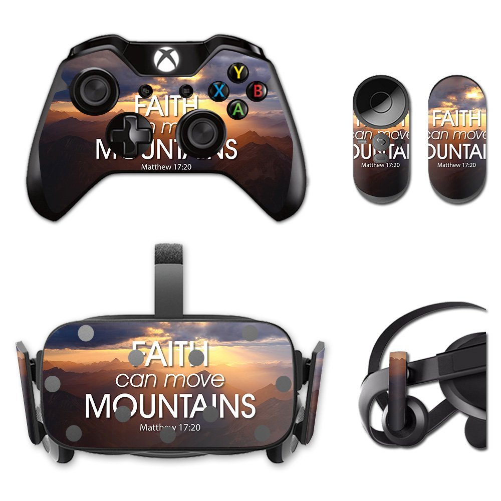 MightySkins Skin Compatible with Oculus Rift CV1 Move Mountains | Protective, Durable, and Unique Vinyl Decal wrap Cover | Easy to Apply, Remove, and Change Styles | Made in The USA