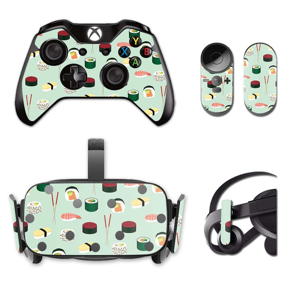 MightySkins Skin Compatible with Oculus Rift CV1 Sushi | Protective, Durable, and Unique Vinyl Decal wrap Cover | Easy to Apply, Remove, and Change Styles | Made in The USA