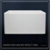 FSW1001 LUXURY 30-INCH SOLID FIRECLAY FARMHOUSE SINK IN WHITE, STAINLESS STEEL ACCS, FLAT FRONT view 3