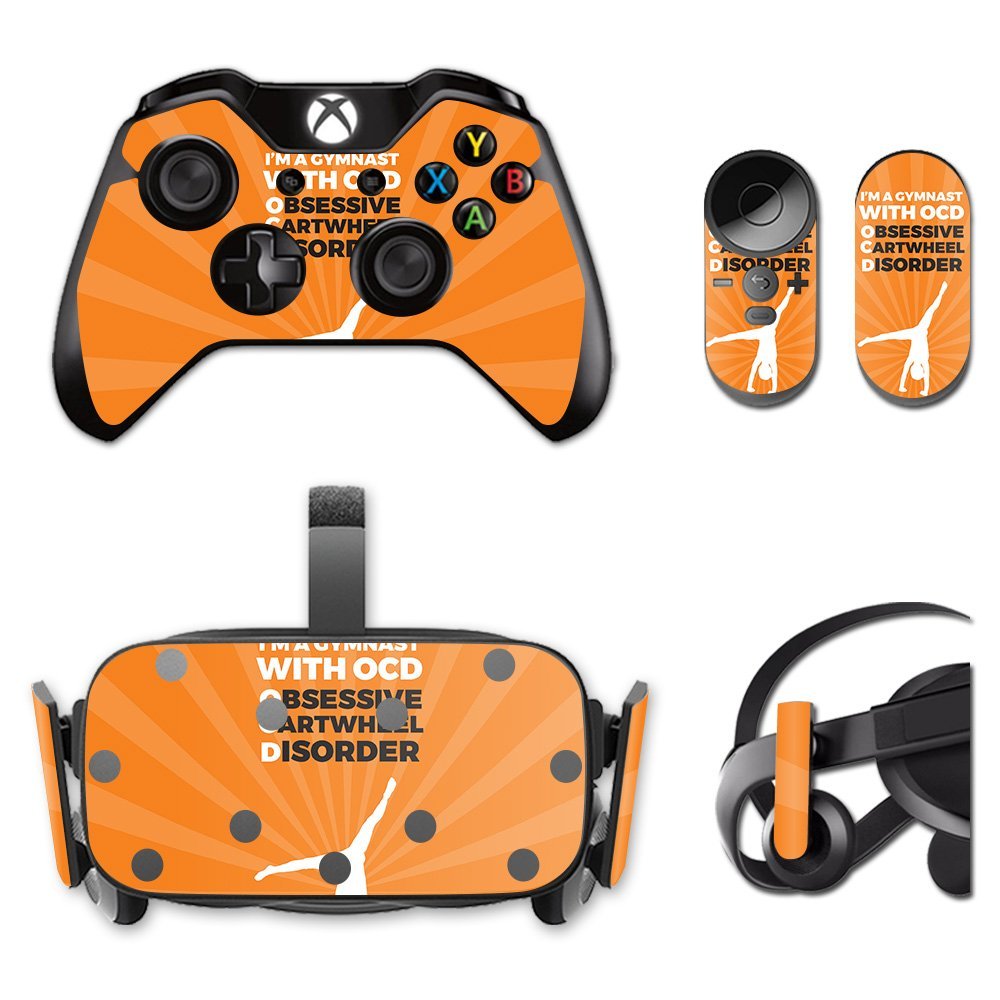 MightySkins Skin Compatible with Oculus Rift CV1 OCD Gymnast | Protective, Durable, and Unique Vinyl Decal wrap Cover | Easy to Apply, Remove, and Change Styles | Made in The USA