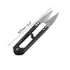 uxcell Metal Sewing Snips Thread Cutter Yarn Scissors Nipper 2pcs view 2