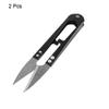 uxcell Metal Sewing Snips Thread Cutter Yarn Scissors Nipper 2pcs view 3