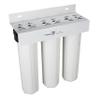 Home Master Whole House Three Stage Water Filtration System with Fine Sediment, Iron and Carbon, Blue view 1