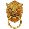 Door Knocker- Unique Door Dcor Yellow Finish view 1