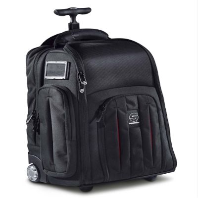 Sachtler, Camera Rollpak, Camera Backpack, Camera Case with Built-in Wheels, for DSLR, Reflex and Mirrorless Camera, Camera Accessories, Hard Case with Foam for Travel Photography, 54x36x32,5 cm