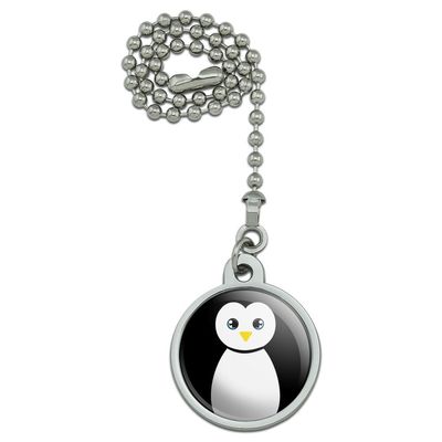 GRAPHICS & MORE Cute Penguin Black and White Ceiling Fan and Light Pull Chain