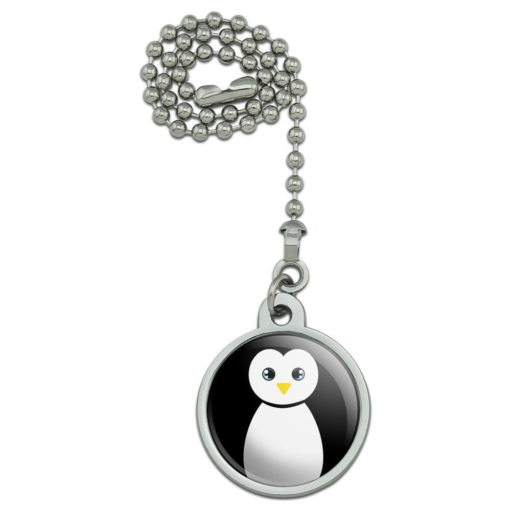 GRAPHICS & MORE Cute Penguin Black and White Ceiling Fan and Light Pull Chain