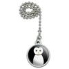 GRAPHICS & MORE Cute Penguin Black and White Ceiling Fan and Light Pull Chain view 1