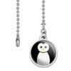 GRAPHICS & MORE Cute Penguin Black and White Ceiling Fan and Light Pull Chain view 2