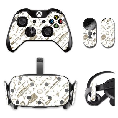MightySkins Skin Compatible with Oculus Rift CV1 Retro Lures | Protective, Durable, and Unique Vinyl Decal wrap Cover | Easy to Apply, Remove, and Change Styles | Made in The USA