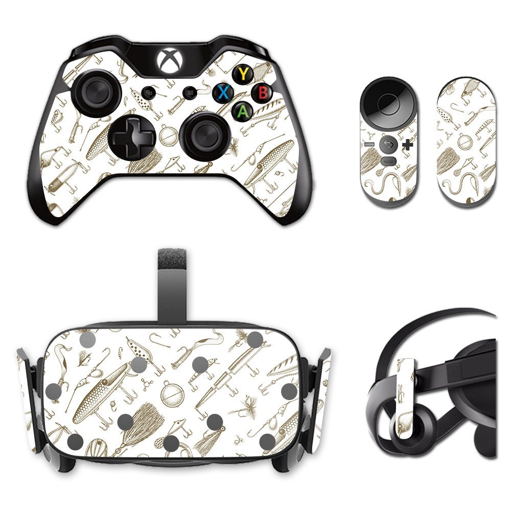 MightySkins Skin Compatible with Oculus Rift CV1 Retro Lures | Protective, Durable, and Unique Vinyl Decal wrap Cover | Easy to Apply, Remove, and Change Styles | Made in The USA