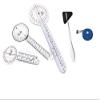 EMI EGM-650 5 Piece Physical Therapy Set - Goniometer 12 inch, 8 inch, 6 inch, Taylor Hammer, & Tape Measure view 2