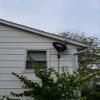 Dish Cover for Round or Elliptical Dish - USA Flag on Black - The Dish Hoodie view 2