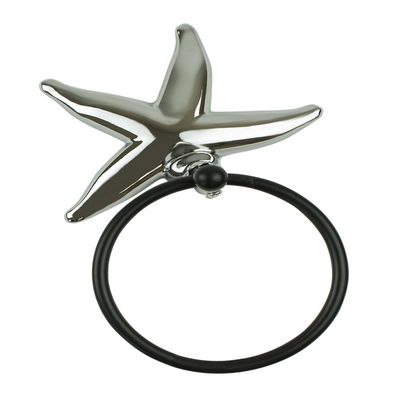 DB Direct Imports Coastal Starfish Bathroom Decor, Towel Ring Holder