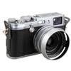 JJC LH-JX100 Silver Metal Lens Hood Adapter Ring for Fujifilm X70 X100 X100S X100T Replaces FUJIFILM AR-X100 Adapter Ring view 3