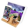 Bamboo Wood Multi-Device Desktop Charging Dock Station Charger Holder Cradle Charge Stand for iPhone 16 15 14 13 12 11 Pro Max iWatch 2 3 4 5 Compatible with iPad Mini Air Pro 2 3 Smartphones view 3