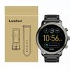 Lamshaw Smartwatch Band for Fossil Q Explorist, Stainless Steel Metal Replacement Straps for Fossil Q EXPLORIST Gen 3 / Q EXPLORIST HR Gen 4 (Black) view 1