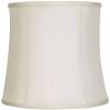 Imperial Shade Creme Classic Large Drum Lamp Shade 14" Top x 16" Bottom x 12" High (Spider) Replacement with Harp and Finial view 1