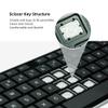 B.FRIENDIT Wired USB Keyboard, Comfortable Quiet Chocolate Keys, Durable Ultra-Slim Computer Keyboard Wired(QWERTY) for PC, Windows 11/10/8/7/XP/Vista KB1430 (Silver, Wired Keyboard for Windows) view 2
