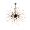 Decomust 40 Inch Italian Starburst Sprigny Chandelier Gold Brass Finish Orb Sputnik Crystal Pendant Lamp view 1