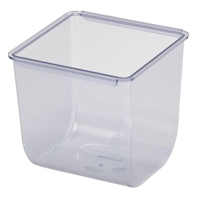 San Jamar Standard Tray Replacement for Dome Garnish Center, Container for Condiment or Garnish in Commercial Kitchen, 1 Qt Capacity, 1 Count, Black