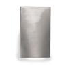 WAC Landscape Lighting, LEDme 120V LED Vertical Scoop Indoor and Outdoor Step and Wall Light 3000K Built-in LED in Brushed Nickel view 1