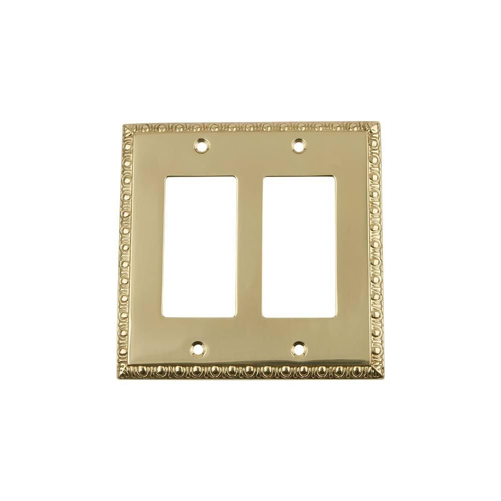 Nostalgic Warehouse Egg & Dart Deco Electrical Outlet Switch Plate Cover