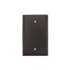 Nostalgic Warehouse Egg & Dart Switch Plate with Blank Cover in Timeless Bronze view 1