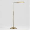 Culver Adjustable Height Aged Brass Pharmacy LED 57" Tall Floor Lamp view 1