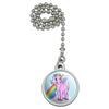 GRAPHICS & MORE Pink Unicorn Floating on Cloud Rainbow Ceiling Fan and Light Pull Chain view 1