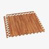 Forest Floor 5/8 Inch Thick Printed Foam Tiles, Premium Wood Grain Interlocking Foam Floor Mats, Anti-Fatigue Flooring, Mahogany, 16 Sq Ft view 4