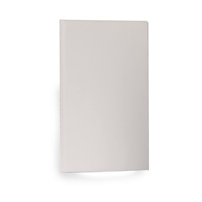 WAC Landscape Lighting, LEDme 120V LED Vertical Scoop Indoor and Outdoor Step and Wall Light 3000K Built-in LED in White