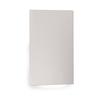 WAC Landscape Lighting, LEDme 120V LED Vertical Scoop Indoor and Outdoor Step and Wall Light 3000K Built-in LED in White view 1
