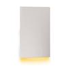 WAC Landscape Lighting, LEDme 120V LED Vertical Scoop Indoor and Outdoor Step and Wall Light 3000K Built-in LED in White view 2