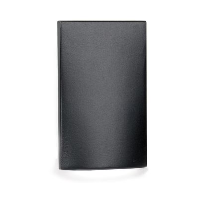 WAC Landscape Lighting, LEDme 120V LED Vertical Scoop Indoor and Outdoor Step and Wall Light 3000K Built-in LED in Black