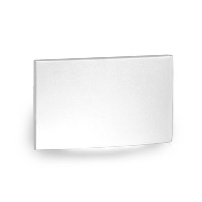 WAC Landscape Lighting, LEDme 120V LED Horizontal Scoop Indoor and Outdoor Step and Wall Light 3000K Built-in LED in White
