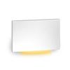WAC Landscape Lighting, LEDme 120V LED Horizontal Scoop Indoor and Outdoor Step and Wall Light 3000K Built-in LED in White view 2