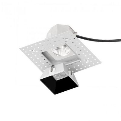 WAC Lighting R3ASDL-F930-BK Aether Square Invisible Trim with LED Light Engine Flood 40 Beam 3000K Soft White 90CRI, Black