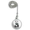 GRAPHICS & MORE I Love Pandas with Bamboo Shoots Ceiling Fan and Light Pull Chain view 1