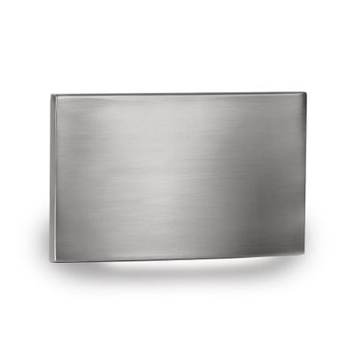 WAC Landscape Lighting, LEDme 120V LED Horizontal Scoop Indoor and Outdoor Step and Wall Light 3000K Built-in LED in Brushed Nickel