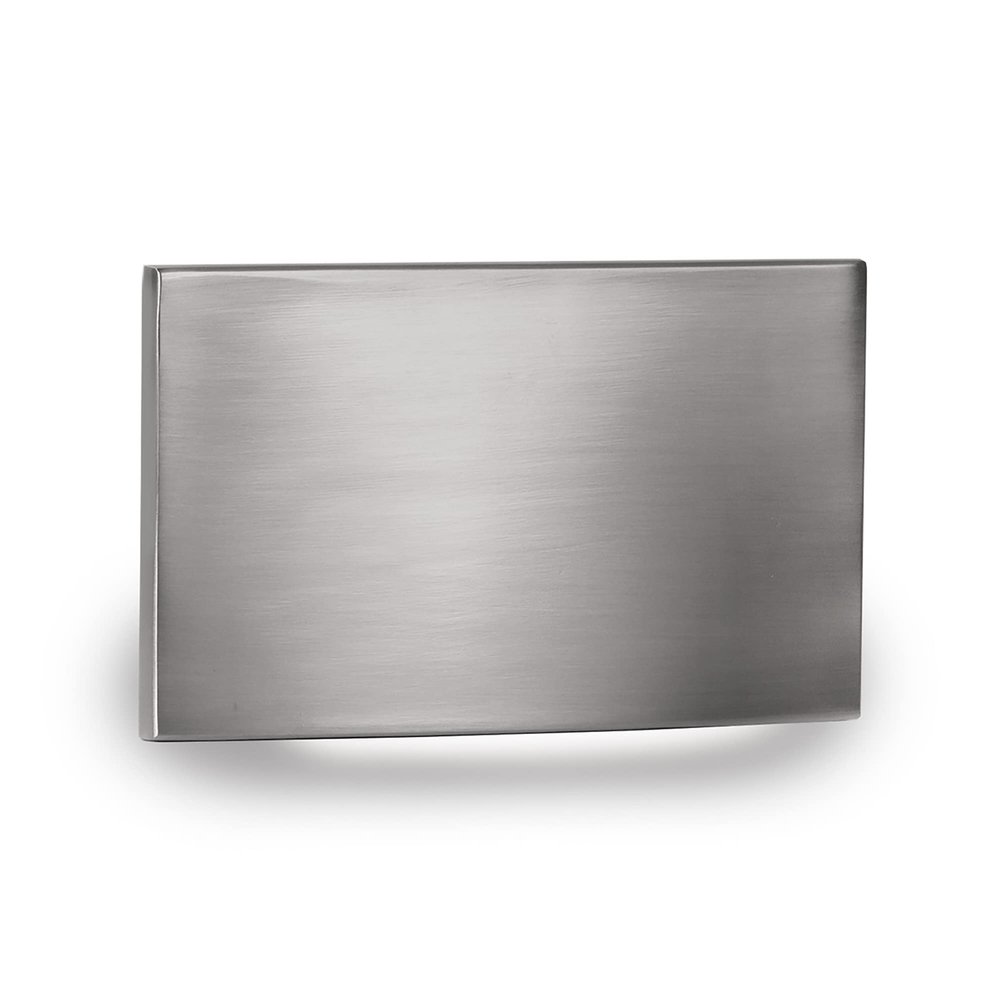 WAC Landscape Lighting, LEDme 120V LED Horizontal Scoop Indoor and Outdoor Step and Wall Light 3000K Built-in LED in Brushed Nickel