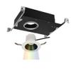 WAC Lighting R3ARDT-F930-BKWT 90 CRI Aether Round Trim with LED Light Engine Flood 40 Beam 3000K Soft White, Black White view 3