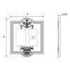 Nostalgic Warehouse Meadows Light Switch Cover Plate view 4