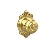 SCHLAGE F10 GEO 605 BRK Brookshire Collection Georgian Passage Knob, Bright Brass view 2