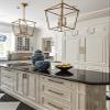 Decomust Openwork Lantern Pendant Stairway Entry Kitchen Hall Foyer Fixture Chandelier (Gold) view 3