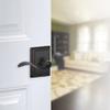Schlage F40 ACC 716 ADD Accent Door Lever with Addison Trim, Bed & Bath Privacy Lock, Aged Bronze view 2