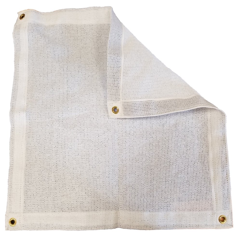 10 Ft. x 20 Ft. White Privacy Shade Mesh Tarp